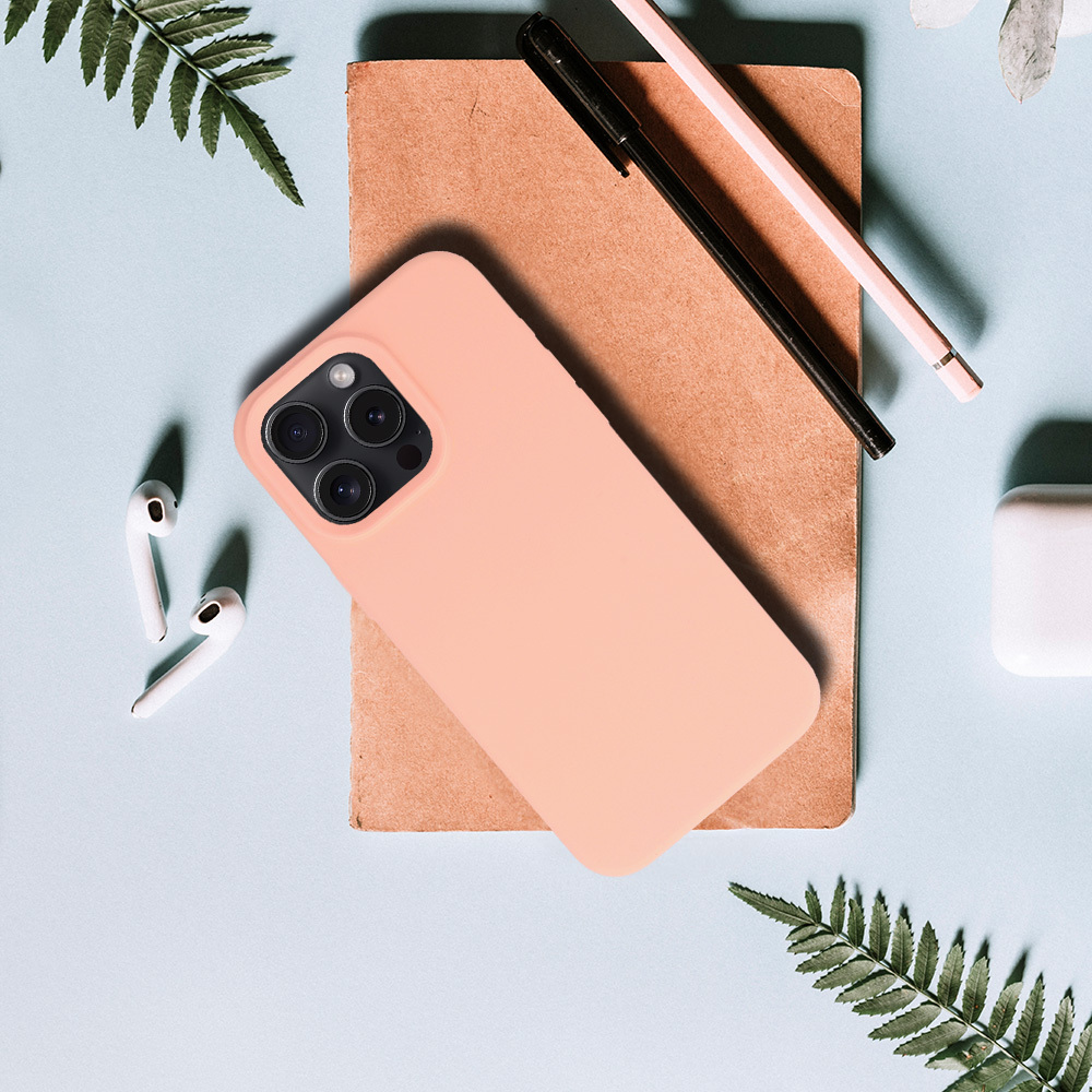 Etui Silicone Lite Case brzoskwiniowy Samsung Galaxy A15 / 6