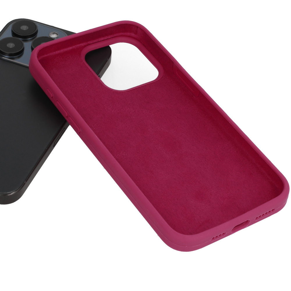 Etui Silicone Lite Case malinowy Samsung Galaxy S24 FE / 4