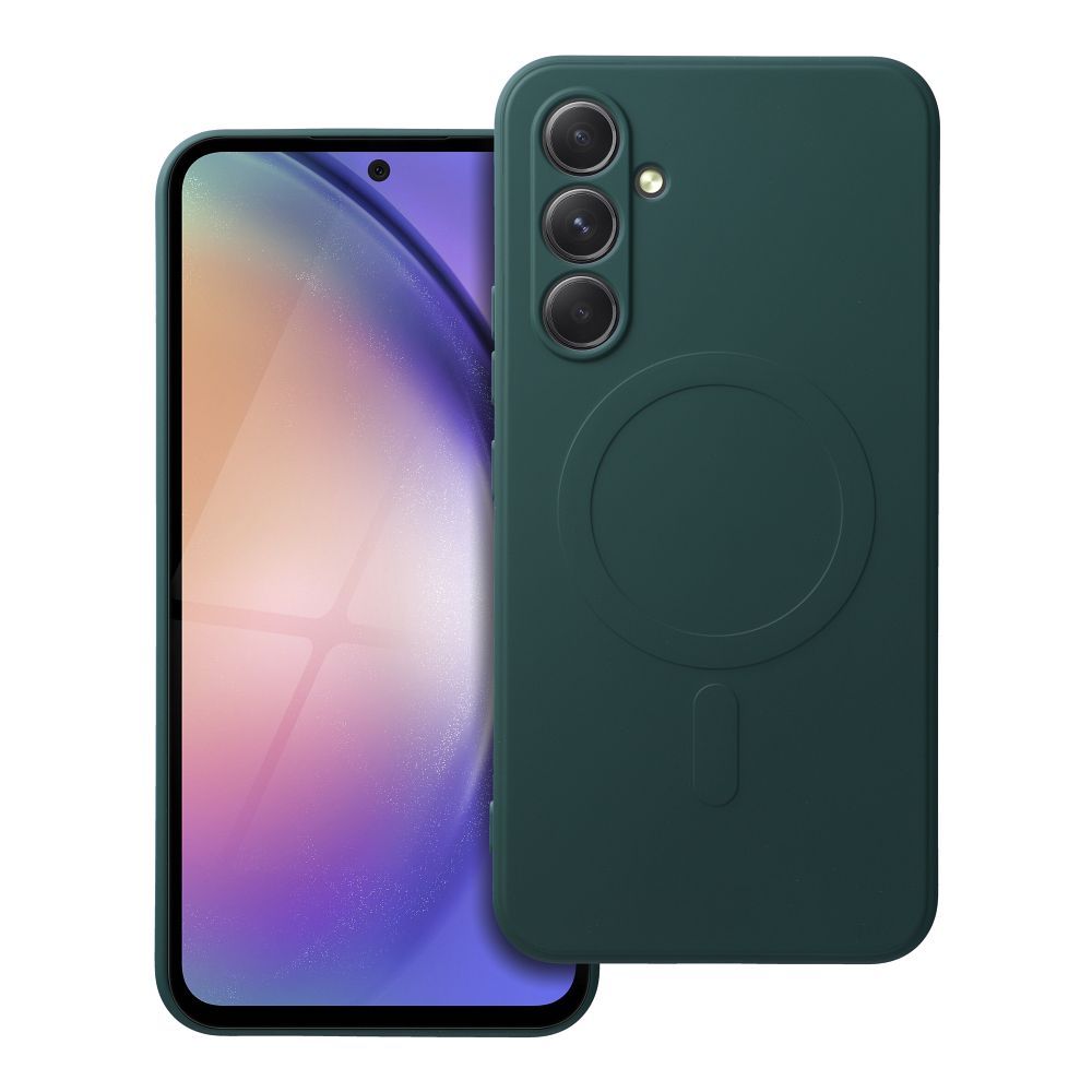 Etui Silicone Mag Cover MagSafe zielony Samsung Galaxy A54 5G