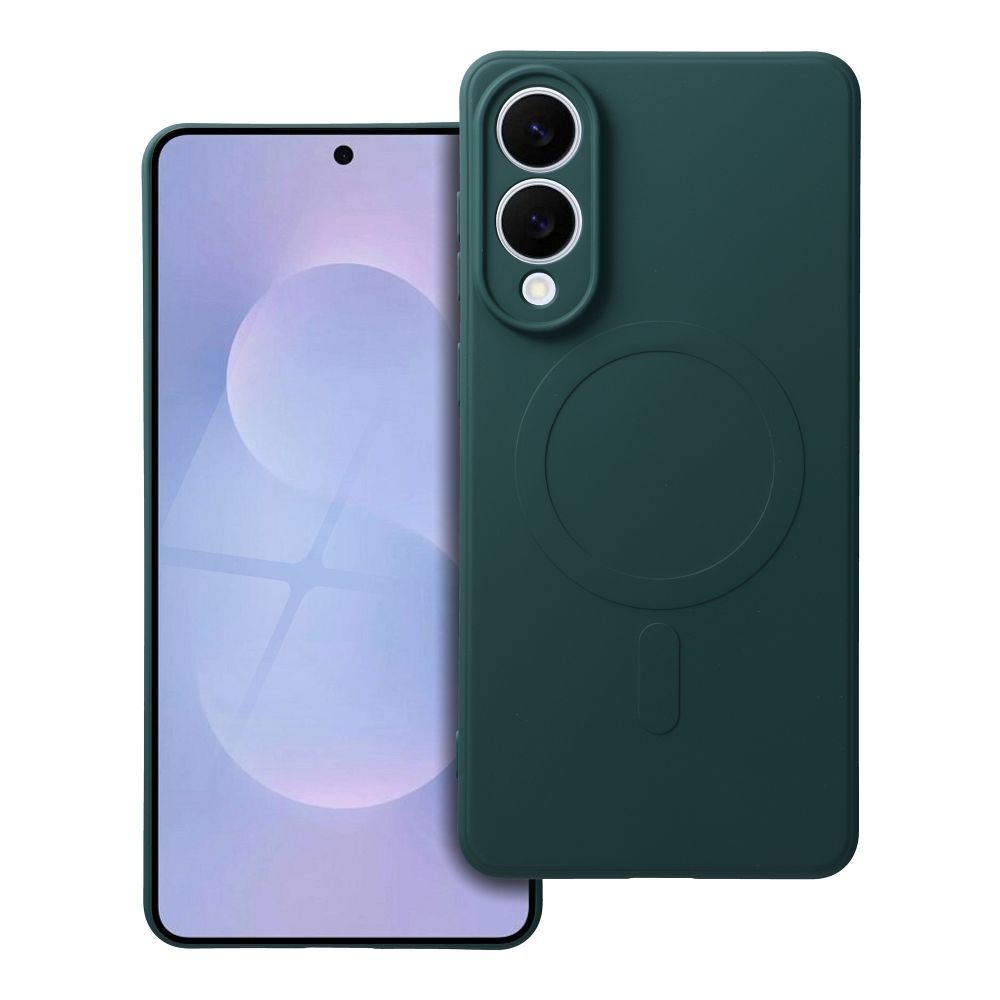 Etui Silicone Mag Cover MagSafe zielony Samsung Galaxy S25 Edge