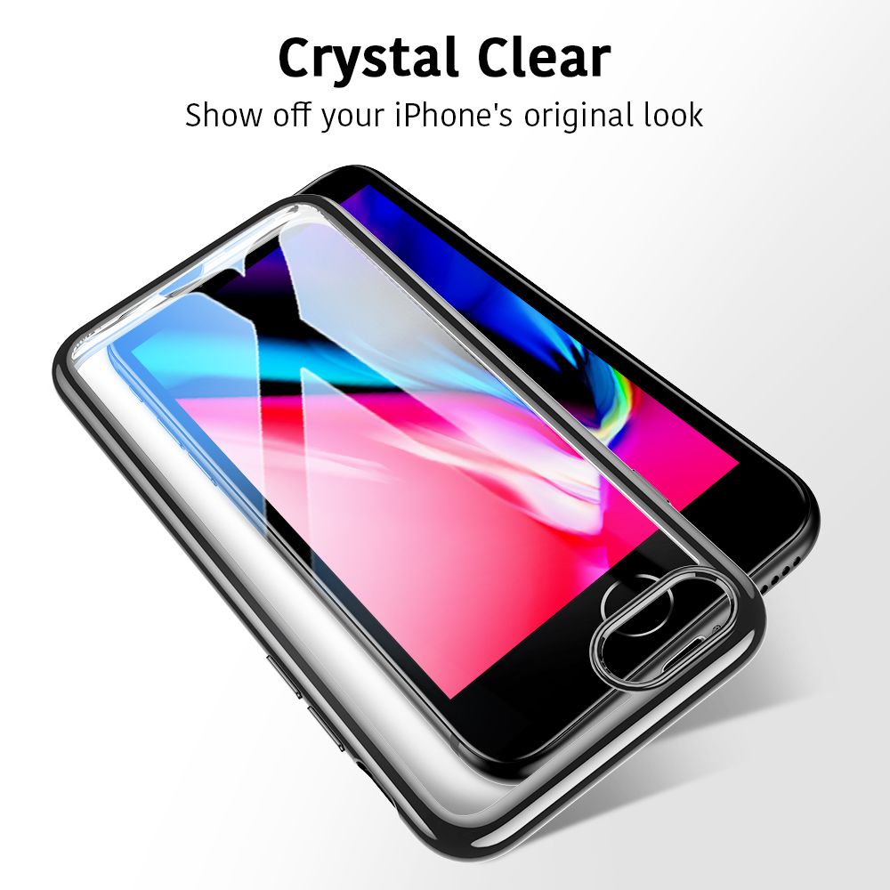 etui silikonowe Esr Essential Crown Czarne Apple iPhone 7 / 3 etui silikonowe Esr Essential Crown Czarne Apple iPhone 7 / 3