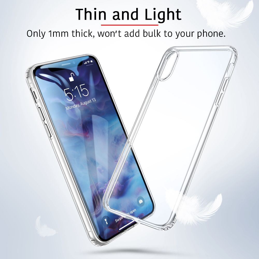 etui silikonowe Esr Essential Przeźroczyste Apple iPhone X / 2 etui silikonowe Esr Essential Przeźroczyste Apple iPhone X / 2