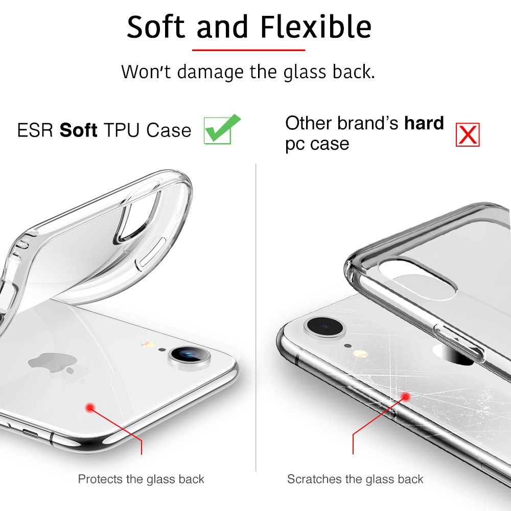etui silikonowe Esr Essential Przeroczyste Apple iPhone XR / 9
