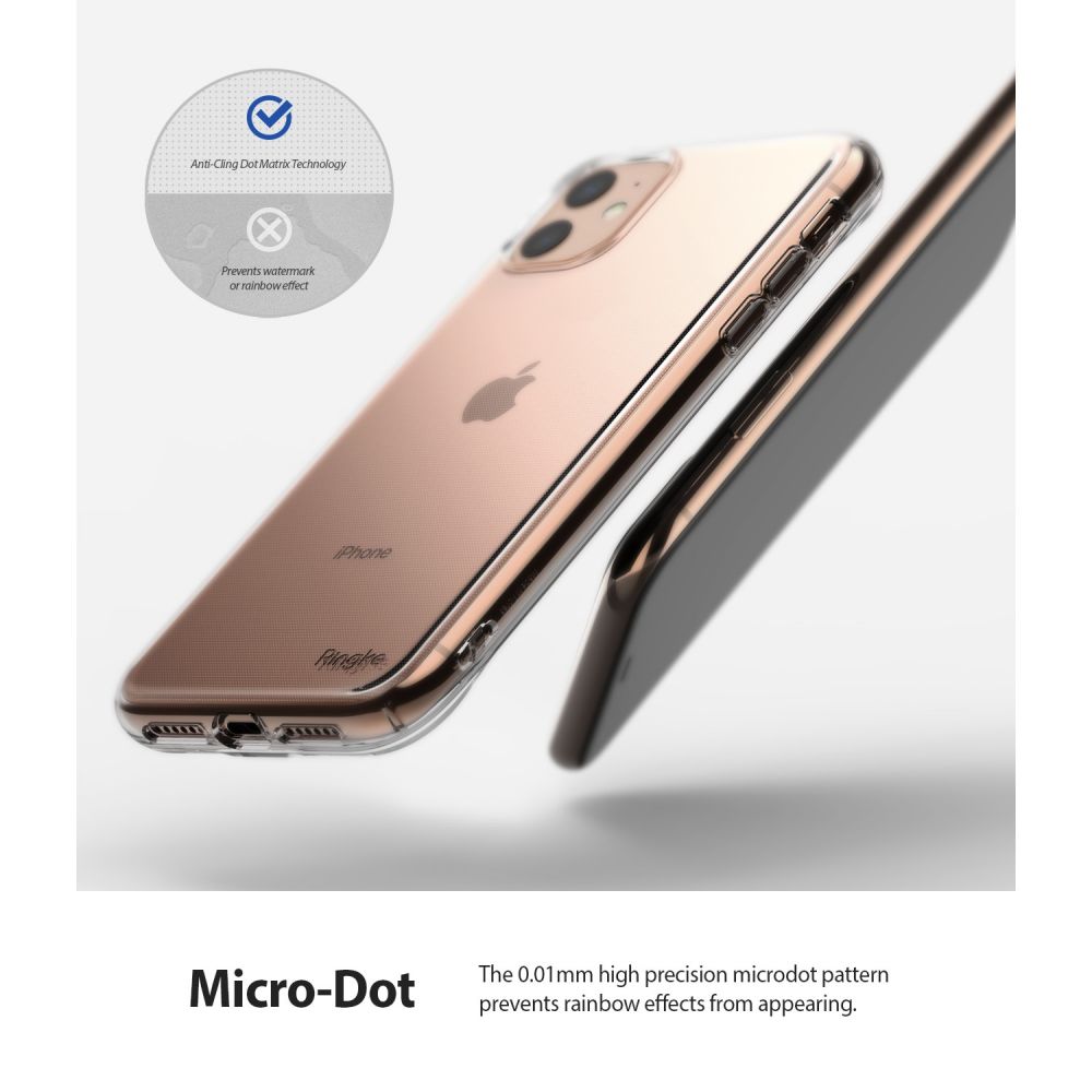 etui silikonowe Ringke Air prze�roczyste Apple iPhone 11 / 5