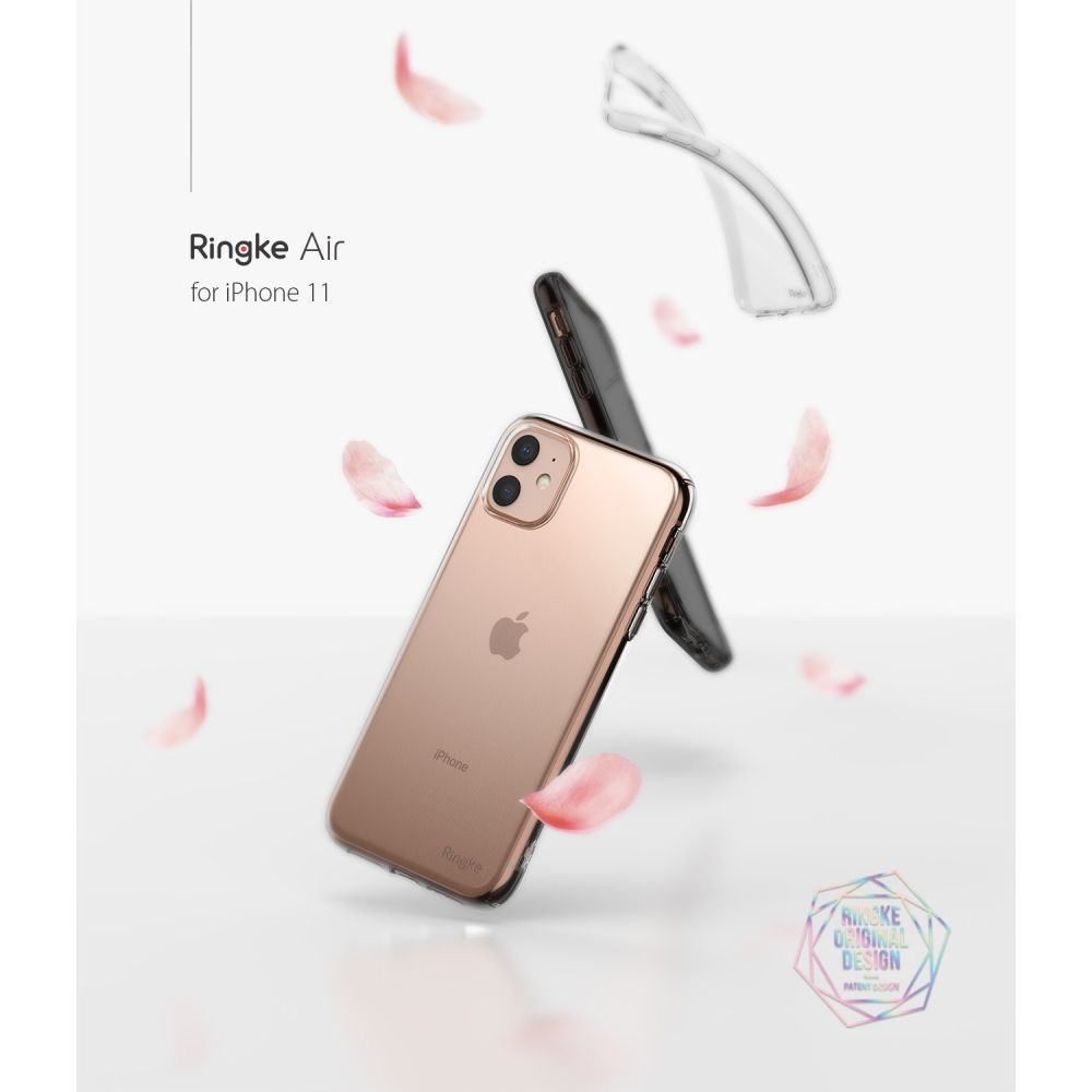 etui silikonowe Ringke Air przeroczyste Apple iPhone 11 / 8