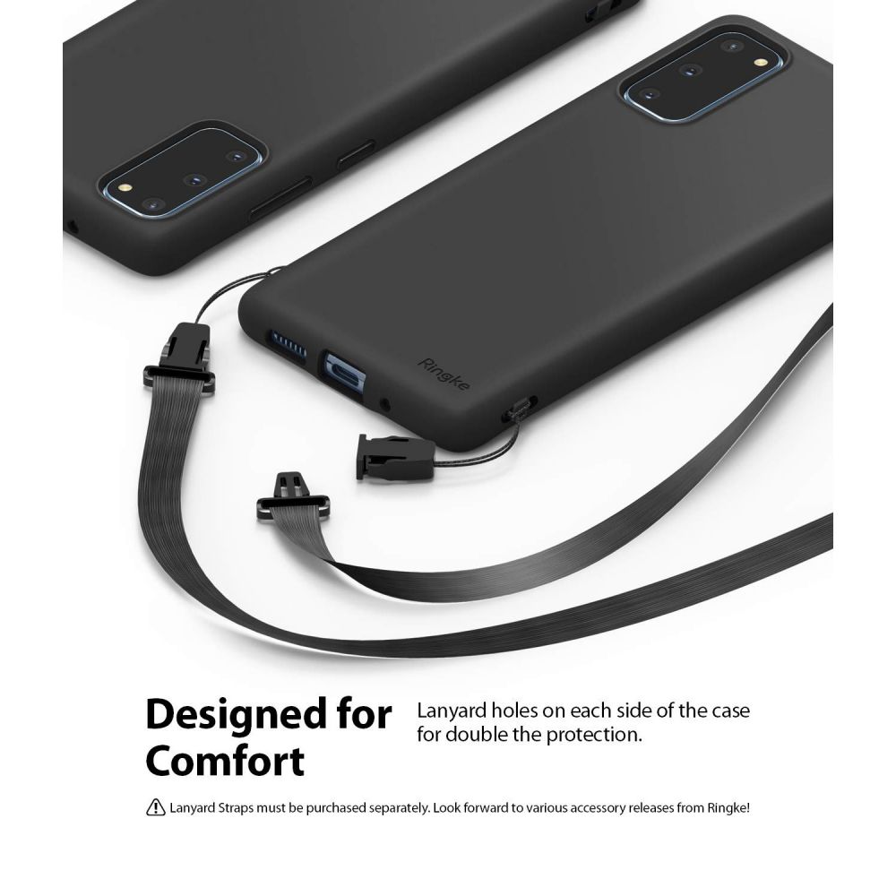 etui silikonowe Ringke Air S Czarne Samsung Galaxy S20 / 4