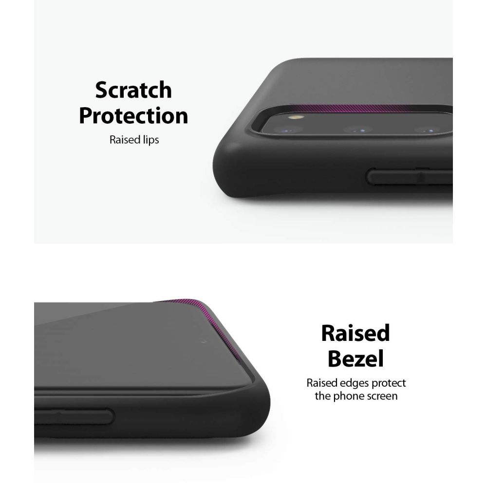 etui silikonowe Ringke Air S Czarne Samsung Galaxy S20 / 6