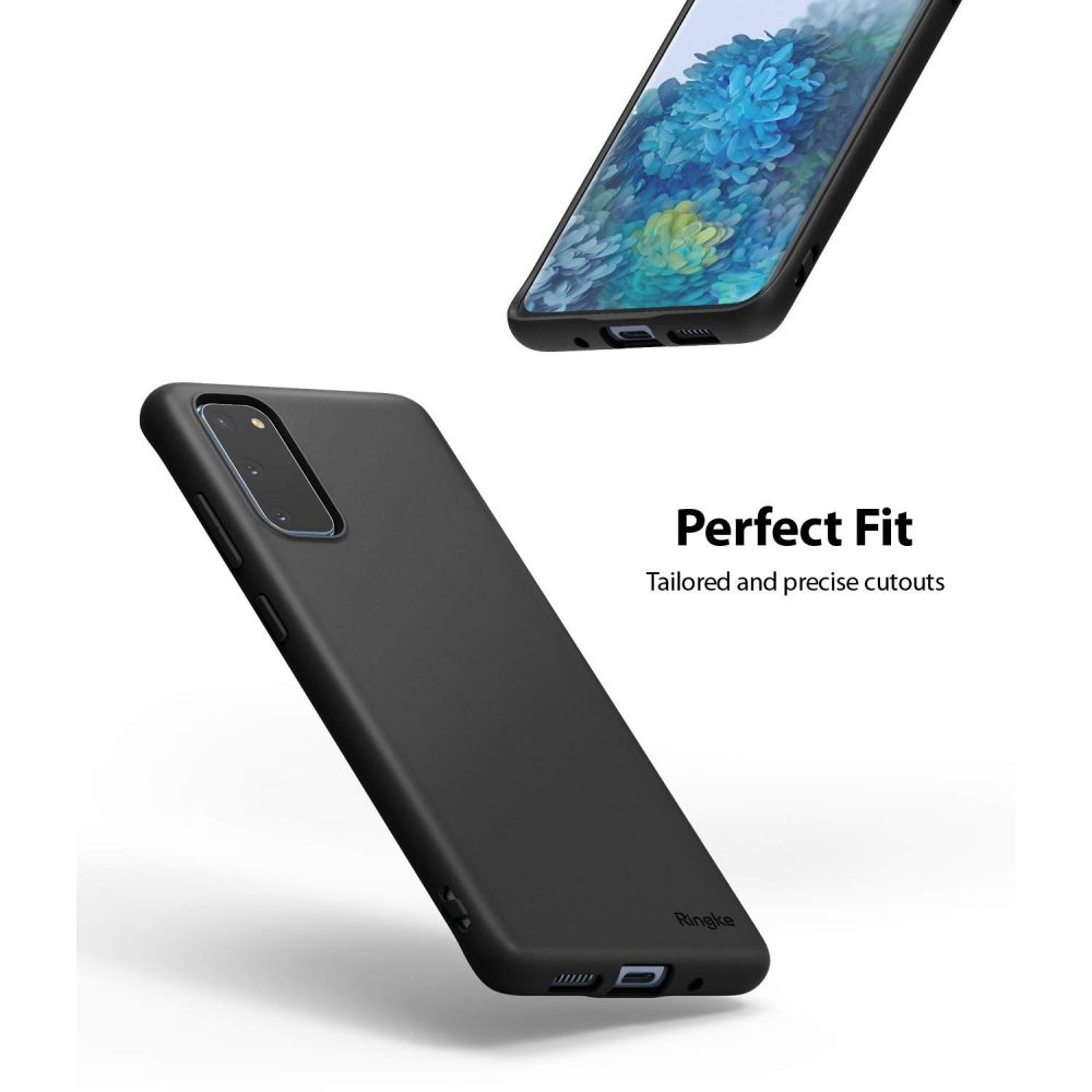 etui silikonowe Ringke Air S Czarne Samsung Galaxy S20 / 8