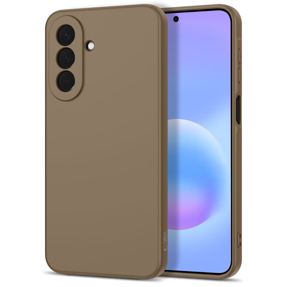 etui Silikonowe Tech-protect Icon br�zowe Samsung Galaxy A27 5G / 2