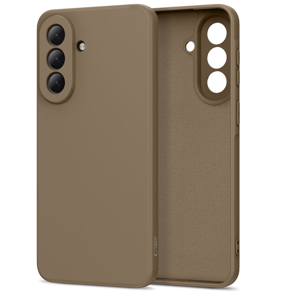 etui Silikonowe Tech-protect Icon br�zowe Samsung Galaxy A37 5G / 2