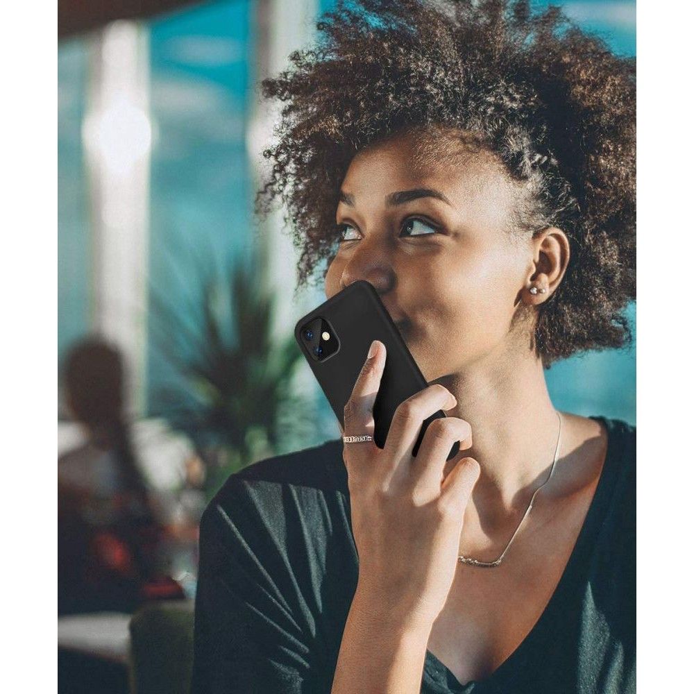 etui Silikonowe Tech-protect Icon Czarne Samsung Galaxy M11 / 9