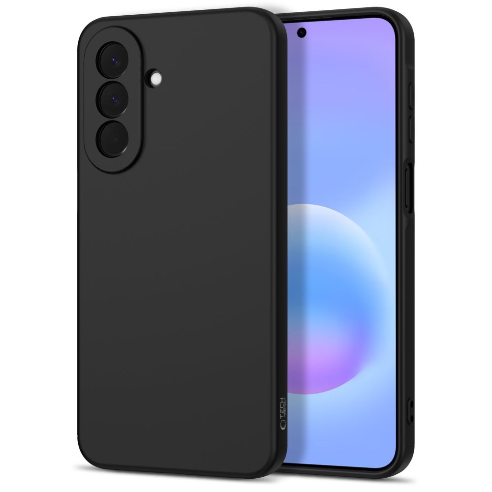 etui Silikonowe Tech-protect Icon czarne Samsung Galaxy A27 5G / 3