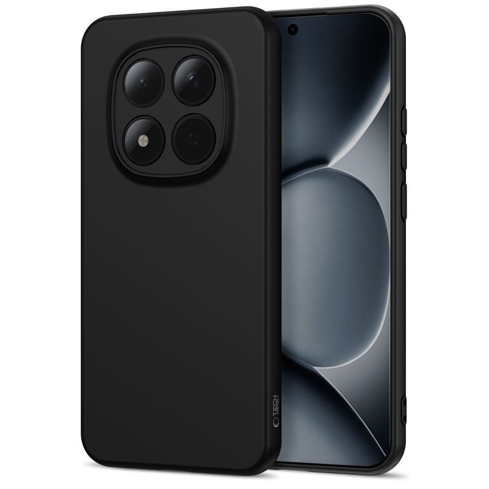 etui Silikonowe Tech-protect Icon czarne Xiaomi Redmi Note 15 Pro 5G / 3