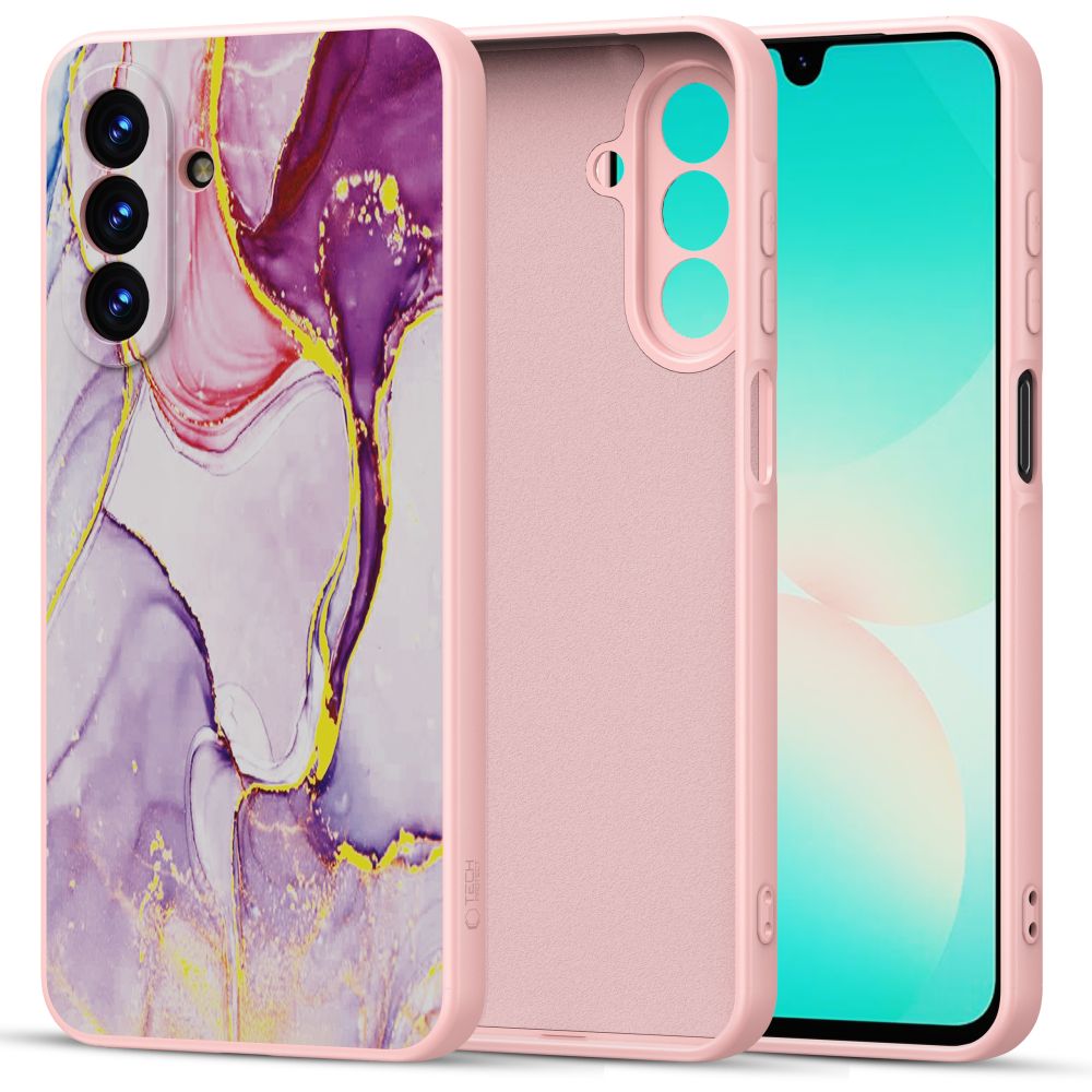 etui Silikonowe Tech-protect Icon marble Samsung Galaxy A17