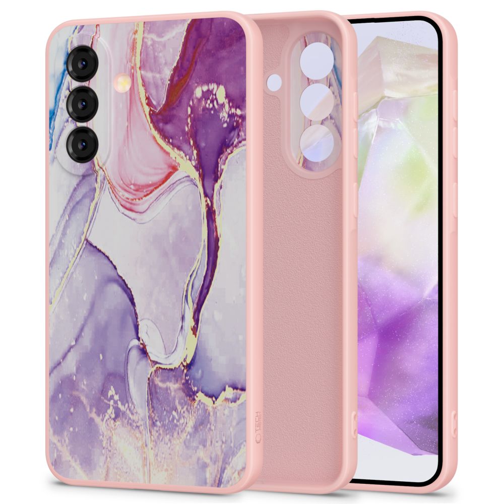 etui Silikonowe Tech-protect Icon marble Samsung Galaxy A37 5G