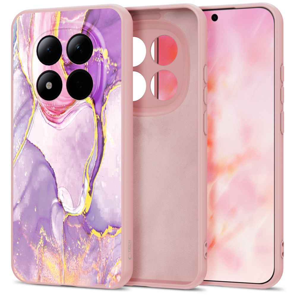 etui Silikonowe Tech-protect Icon marble Xiaomi Redmi Note 15 Pro 5G