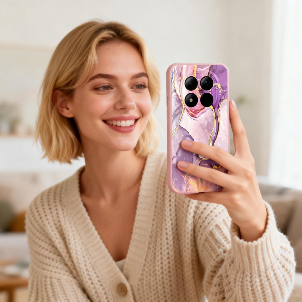 etui Silikonowe Tech-protect Icon marble Xiaomi Redmi Note 15 Pro 5G / 5