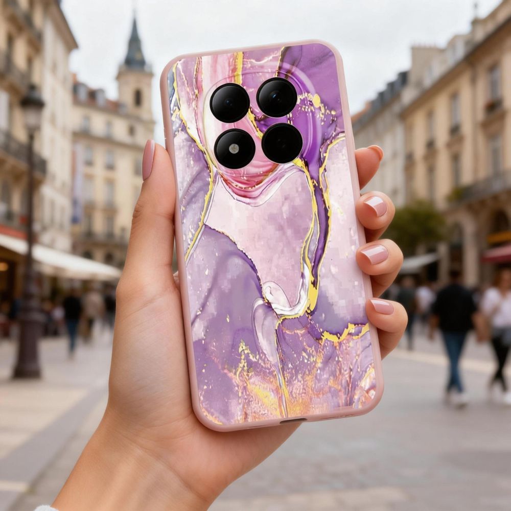 etui Silikonowe Tech-protect Icon marble Xiaomi Redmi Note 15 Pro 5G / 6