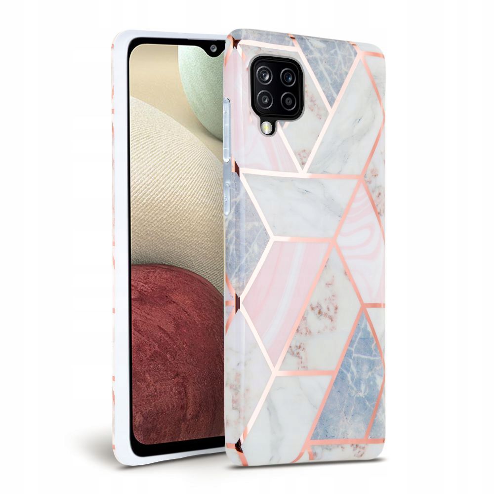 etui Silikonowe Tech-protect Marble r�owe Samsung Galaxy A12
