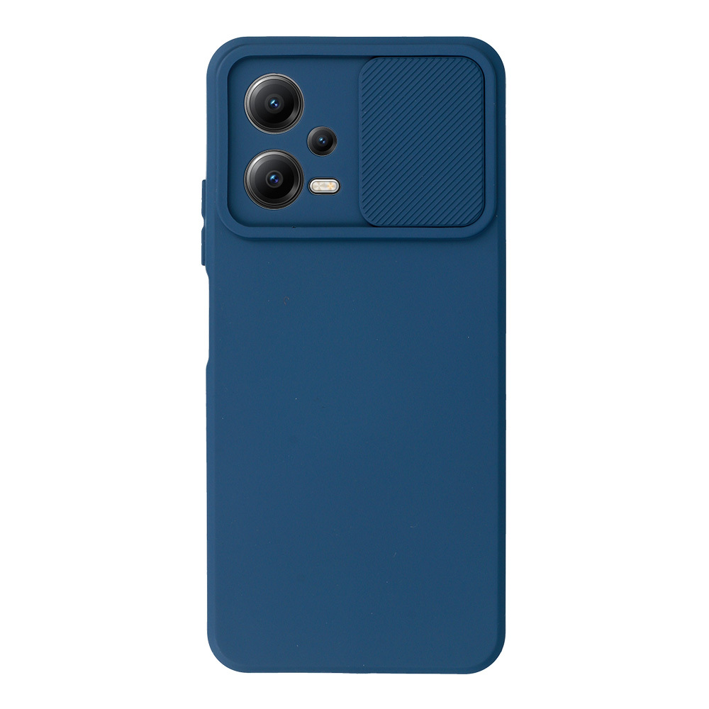 Etui silikonowy Camshield Soft granatowy Xiaomi Redmi Note 12 5G / 2