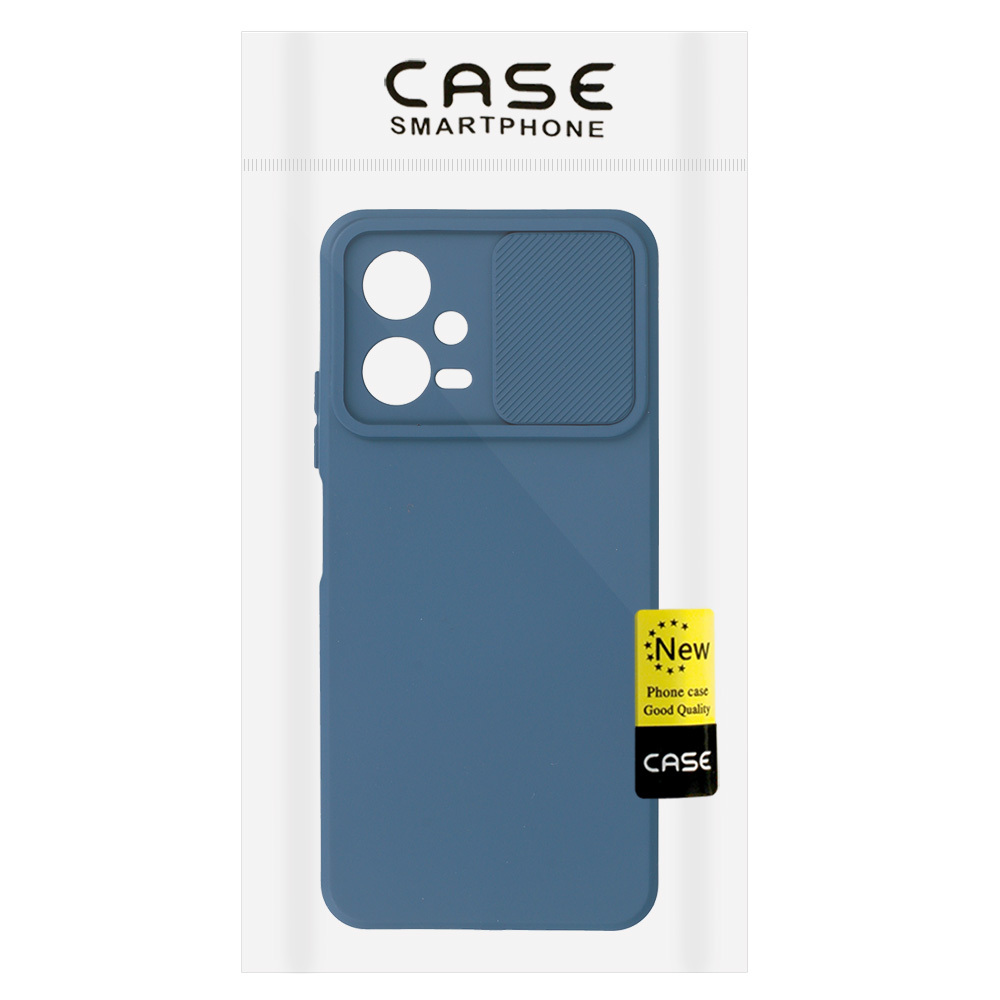 Etui silikonowy Camshield Soft granatowy Xiaomi Redmi Note 12 5G / 8