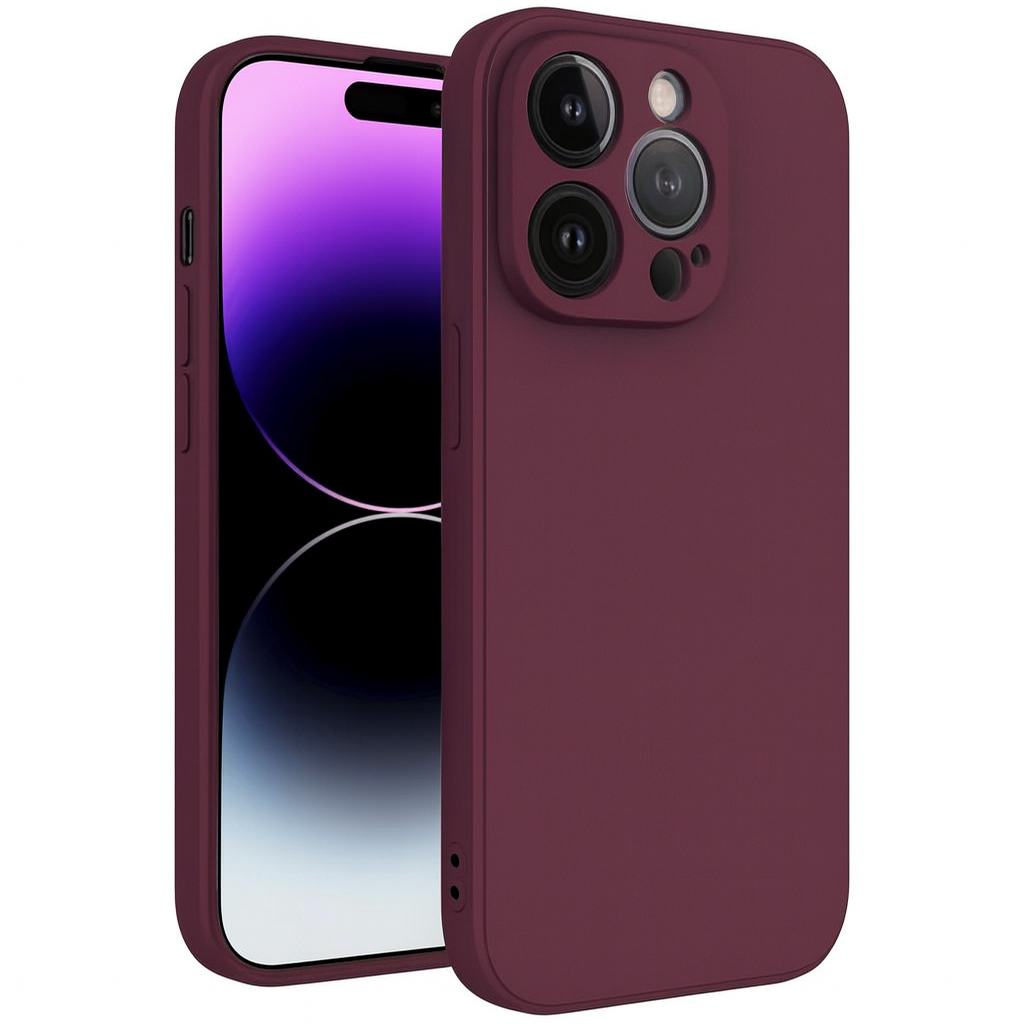Etui silikonowy Tint Case bordowy Motorola Moto G87 Etui silikonowy Tint Case bordowy Motorola Moto G87
