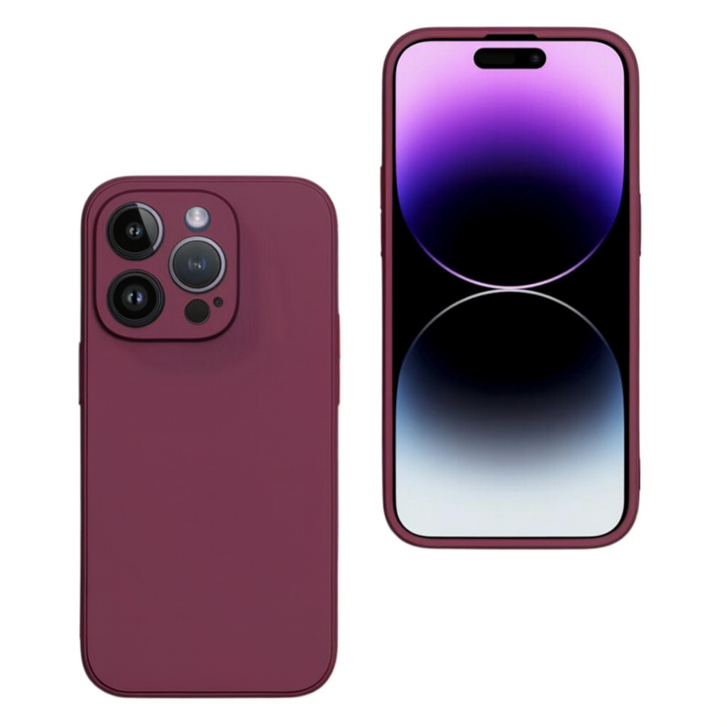 Etui silikonowy Tint Case bordowy Motorola Moto G87 / 3 Etui silikonowy Tint Case bordowy Motorola Moto G87 / 3