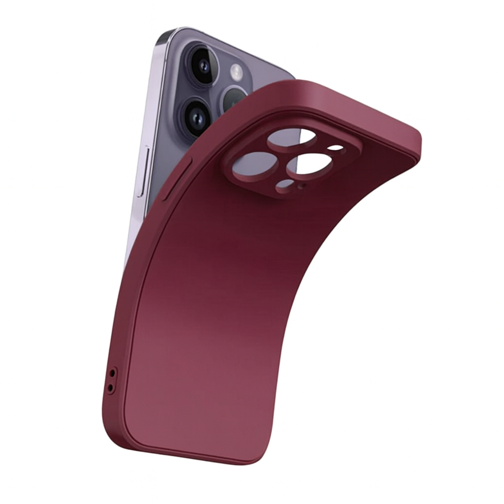 Etui silikonowy Tint Case bordowy Motorola Moto G87 / 5 Etui silikonowy Tint Case bordowy Motorola Moto G87 / 5