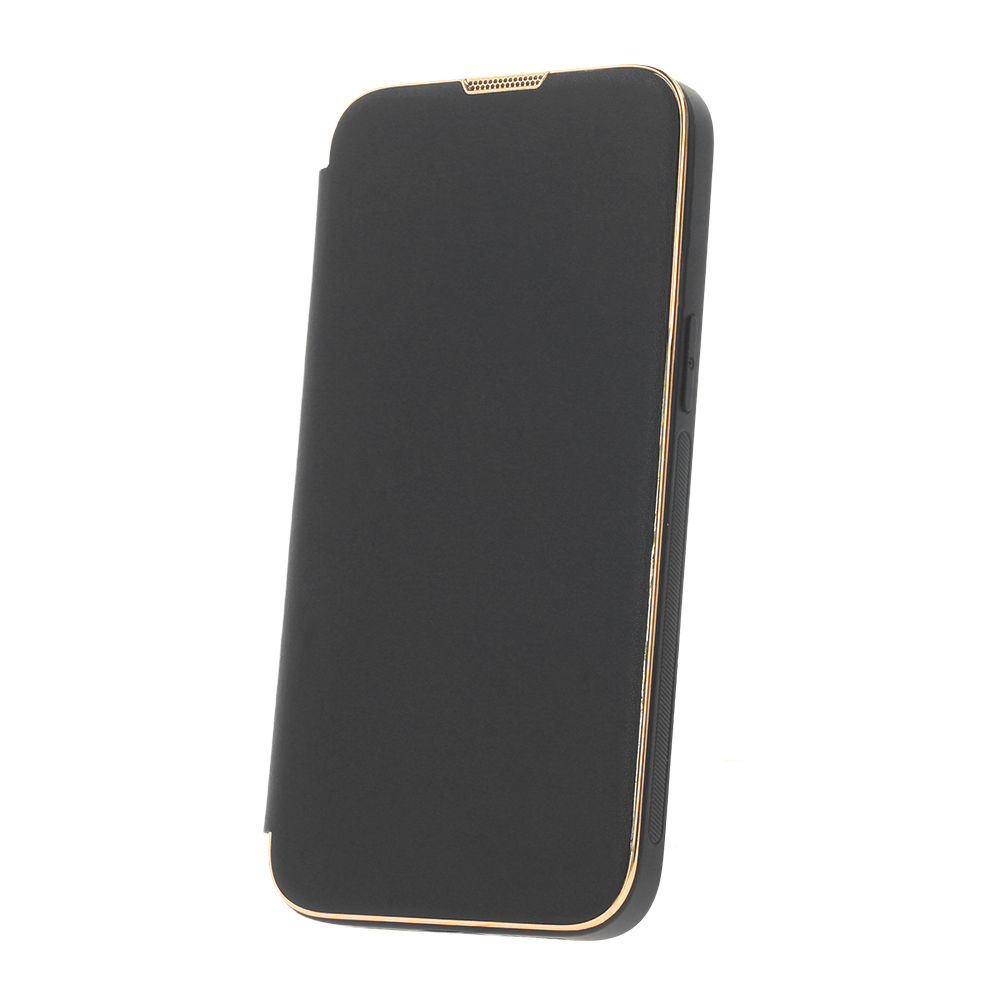 Pokrowiec Smart Gold Frame Mag czarny Apple iPhone 12