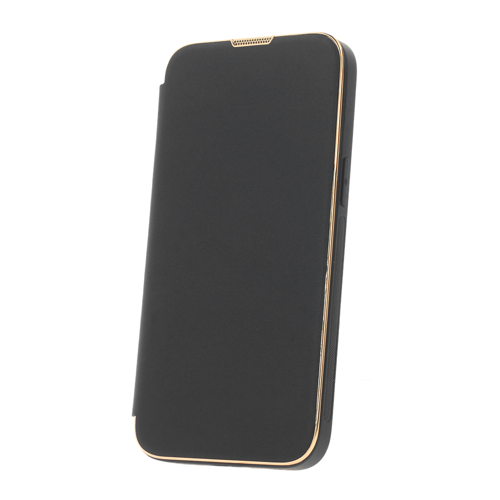 Pokrowiec Smart Gold Frame Mag czarny Apple iPhone 14 Pro Max