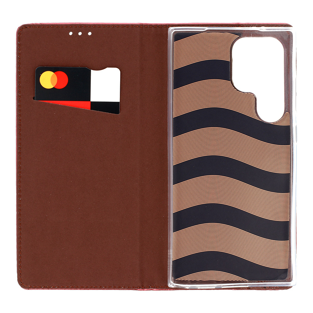 Etui Smart Magneto burgundowy Xiaomi Redmi Note 12 5G / 7 Etui Smart Magneto burgundowy Xiaomi Redmi Note 12 5G / 7