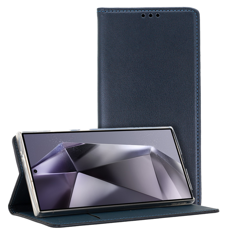 Etui Smart Magneto granatowy Motorola Moto Edge 30 Fusion / 2