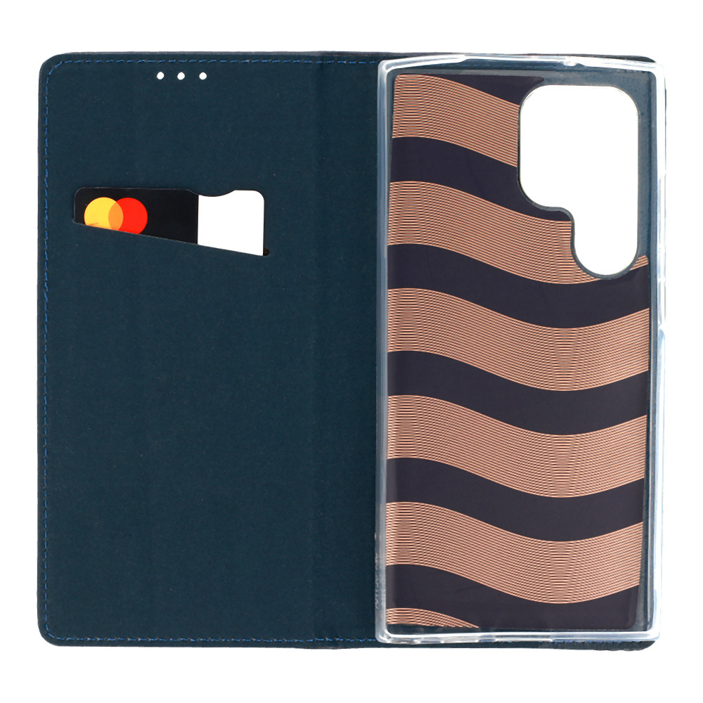 Etui Smart Magneto granatowy Motorola Moto Edge 30 Fusion / 7