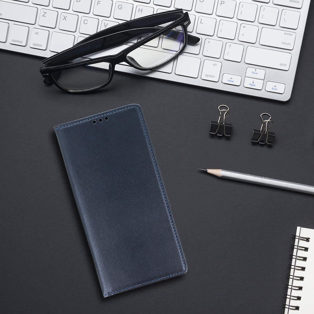 Etui Smart Magneto granatowy Motorola Moto Edge 30 Fusion / 8
