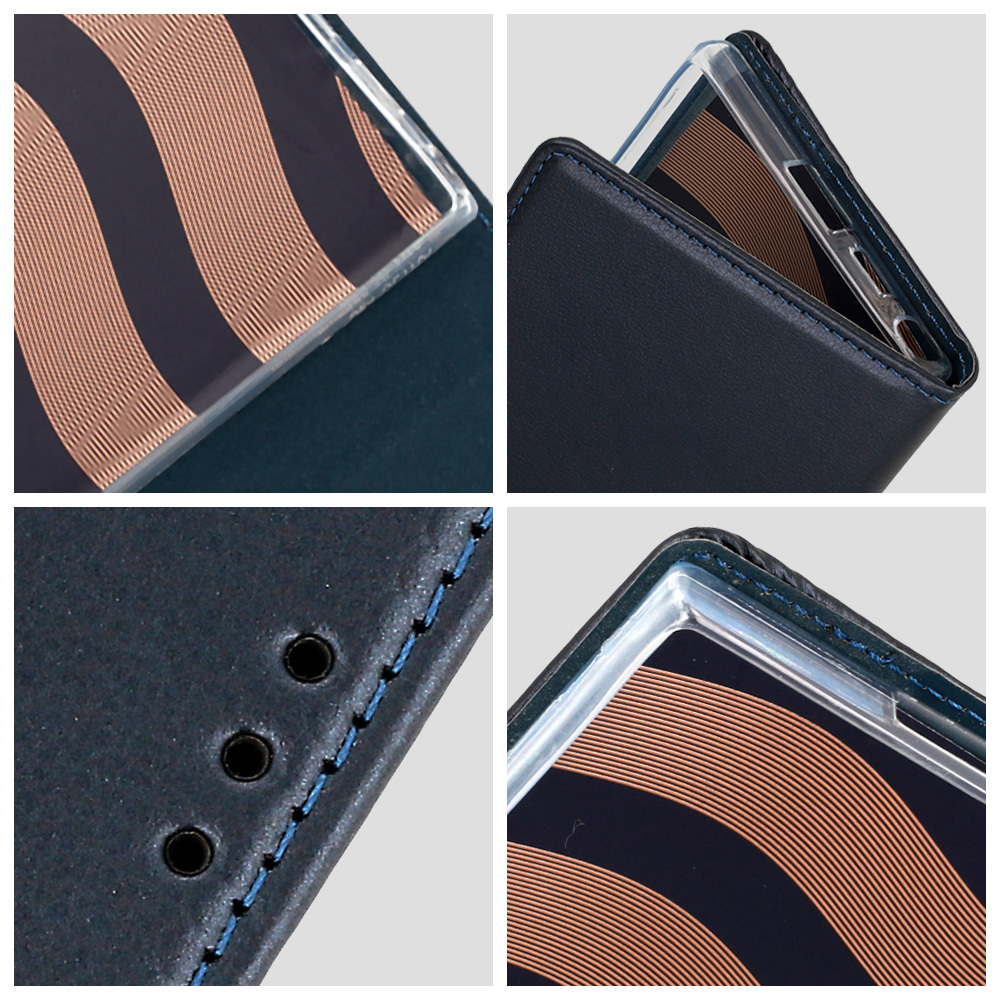 Etui Smart Magneto granatowy Motorola Moto Edge 30 Fusion / 9