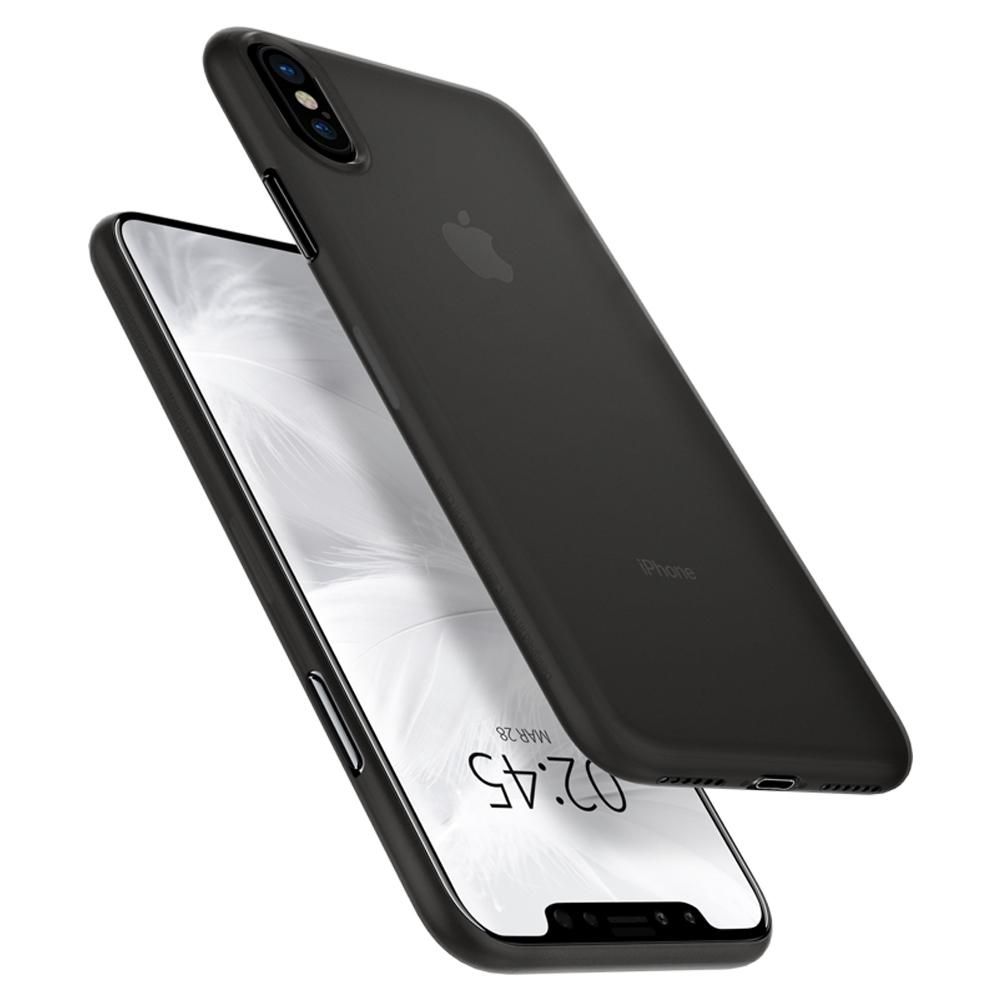 etui Spigen Airskin Czarne Apple iPhone X / 4