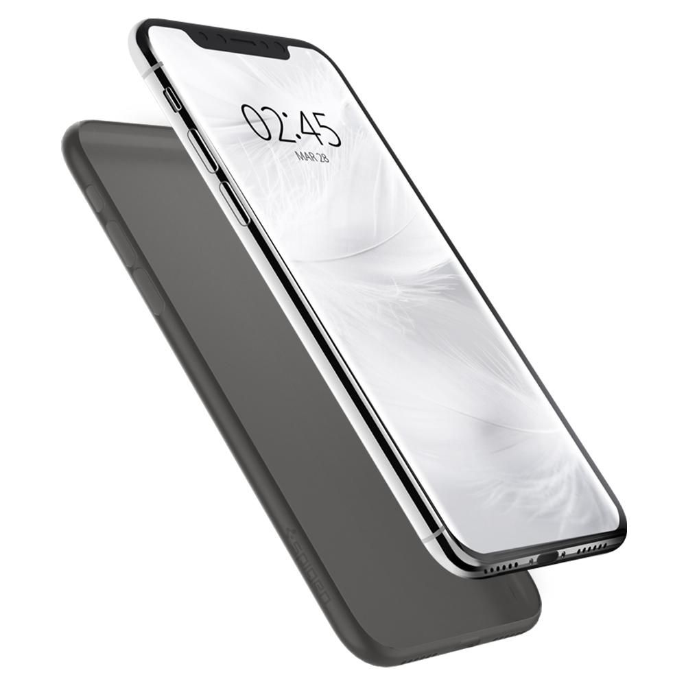 etui Spigen Airskin Czarne Apple iPhone X / 7 etui Spigen Airskin Czarne Apple iPhone X / 7