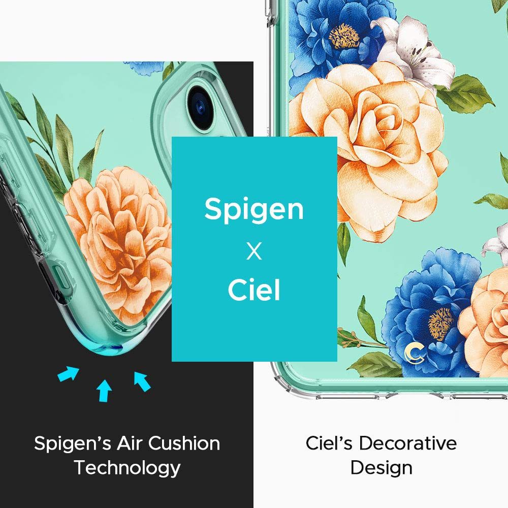 etui Spigen Ciel Niebieskie Floral Apple iPhone 11 / 4 etui Spigen Ciel Niebieskie Floral Apple iPhone 11 / 4