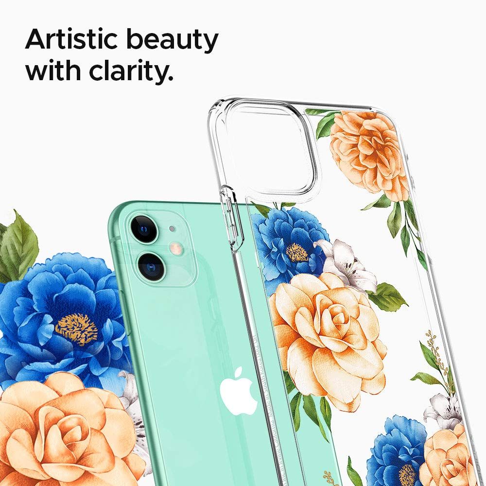 etui Spigen Ciel Niebieskie Floral Apple iPhone 11 / 5 etui Spigen Ciel Niebieskie Floral Apple iPhone 11 / 5