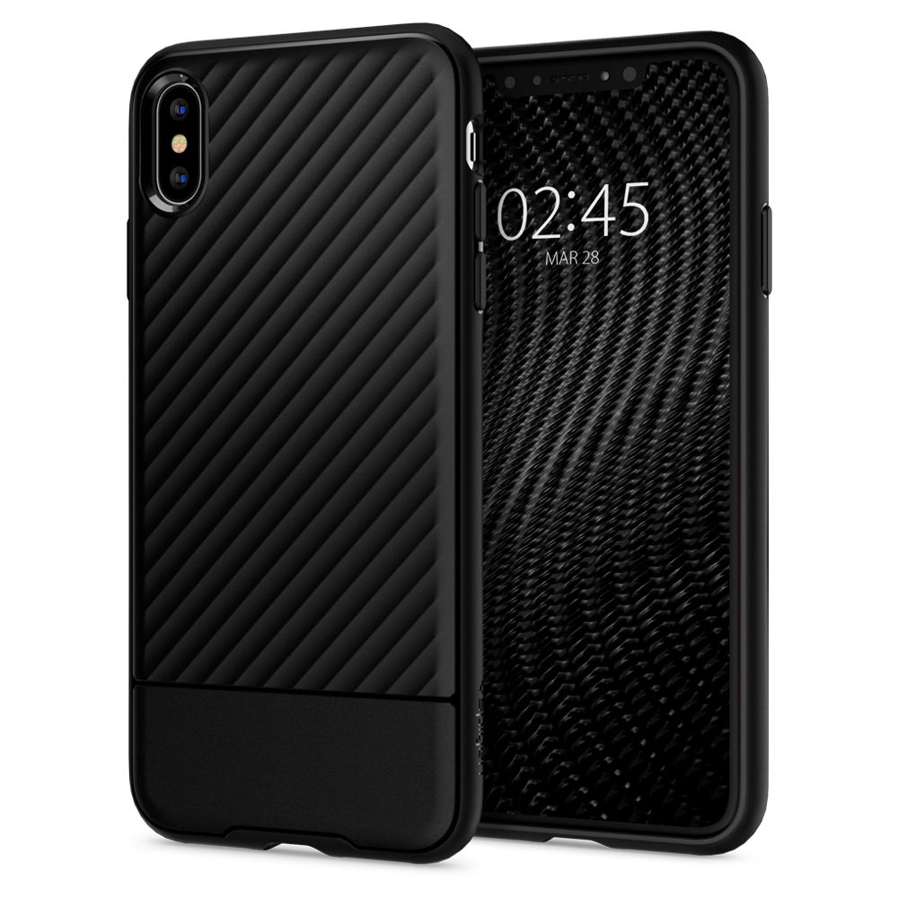 etui Spigen Core Armor Czarne Apple iPhone X etui Spigen Core Armor Czarne Apple iPhone X