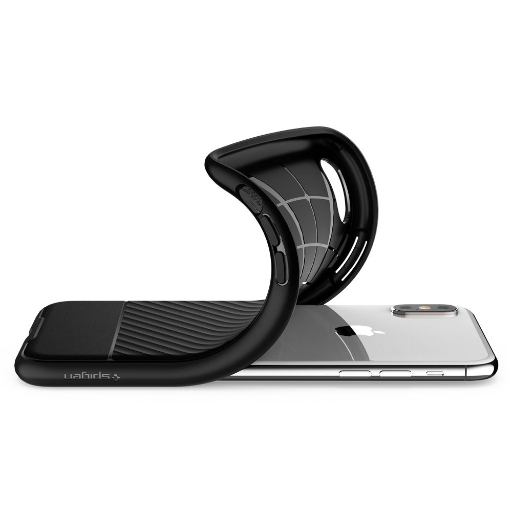 etui Spigen Core Armor Czarne Apple iPhone X / 7 etui Spigen Core Armor Czarne Apple iPhone X / 7