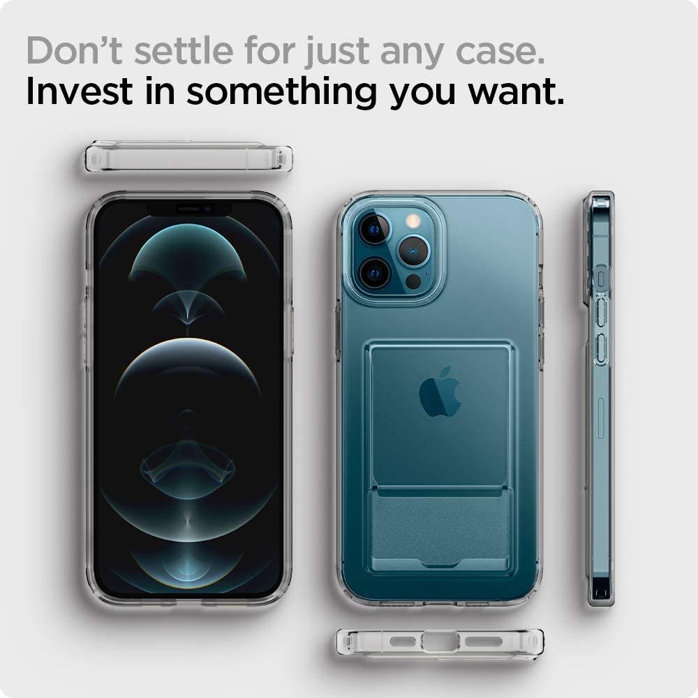 etui Spigen Crystal Slot Crystal prze�roczyste Apple iPhone 12 Pro Max / 10