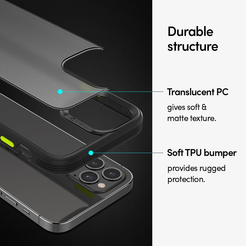 etui Spigen Cyrill Color Brick Czarne Apple iPhone 12 Pro Max / 10