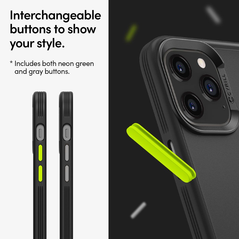 etui Spigen Cyrill Color Brick Czarne Apple iPhone 12 Pro Max / 11