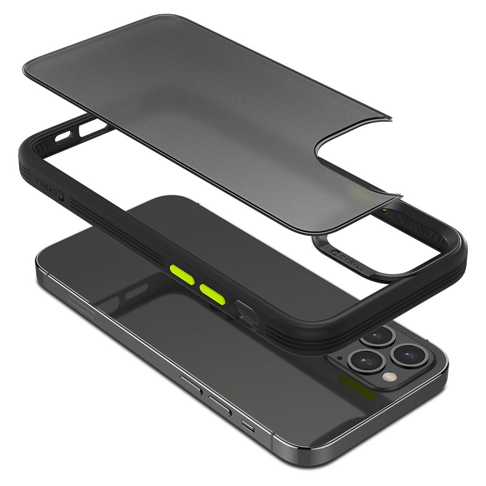 etui Spigen Cyrill Color Brick Czarne Apple iPhone 12 Pro Max / 8