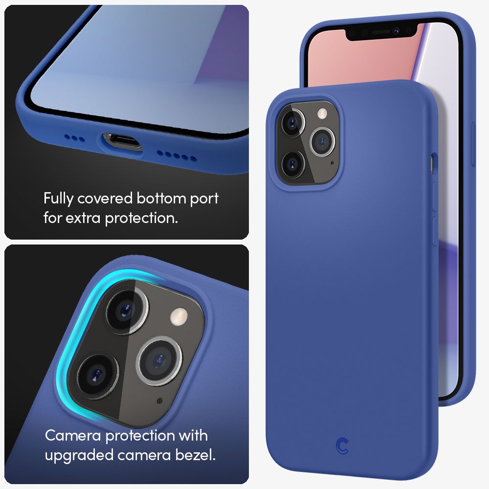etui Spigen Cyrill Silicone Granatowe Apple iPhone 12 Pro / 11