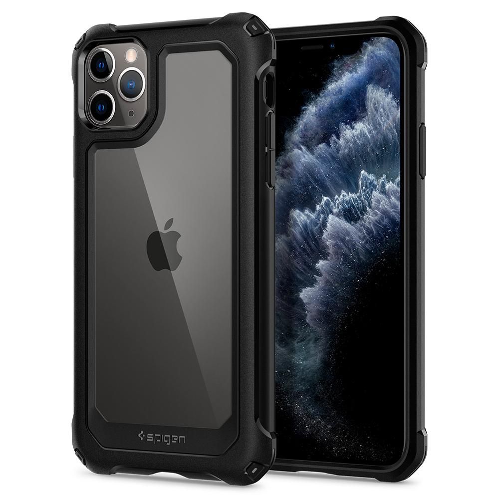 etui Spigen Gauntlet Carbon Czarne Apple iPhone 11 Pro Max