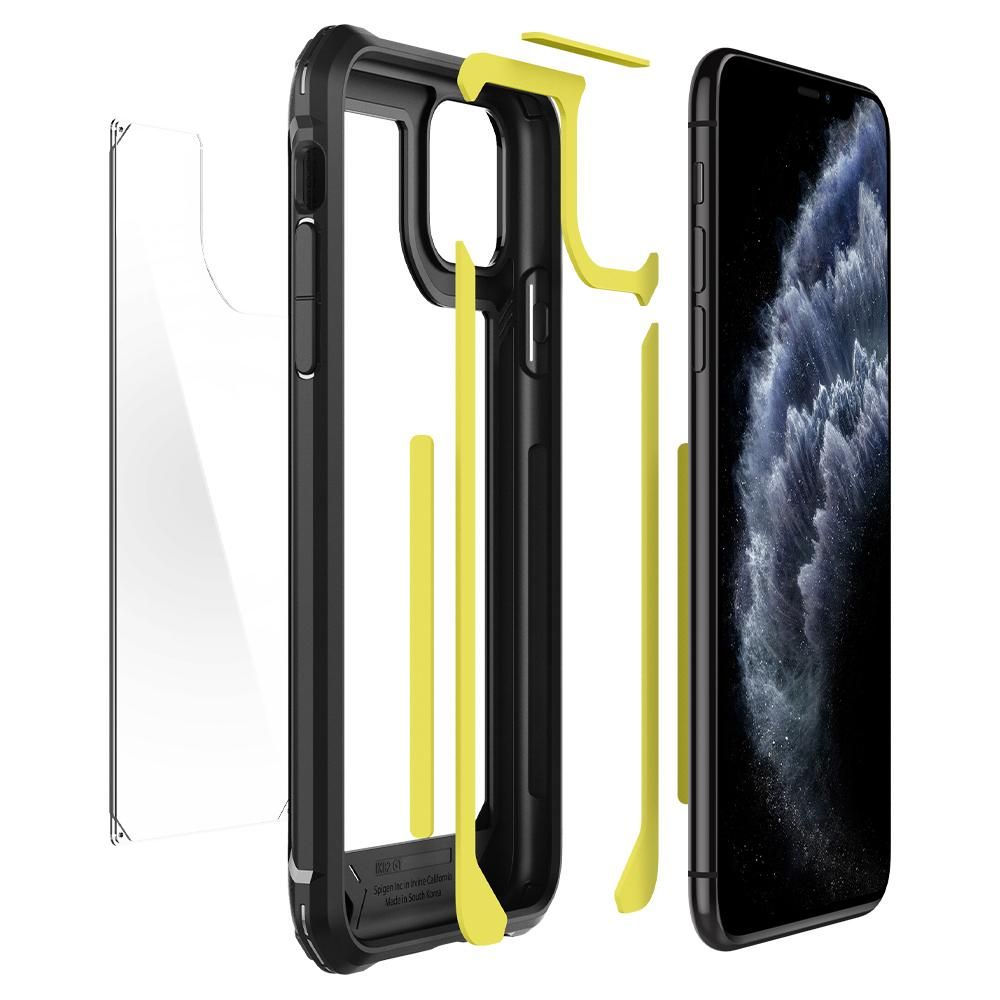etui Spigen Gauntlet Carbon Czarne Apple iPhone 11 Pro Max / 4 etui Spigen Gauntlet Carbon Czarne Apple iPhone 11 Pro Max / 4