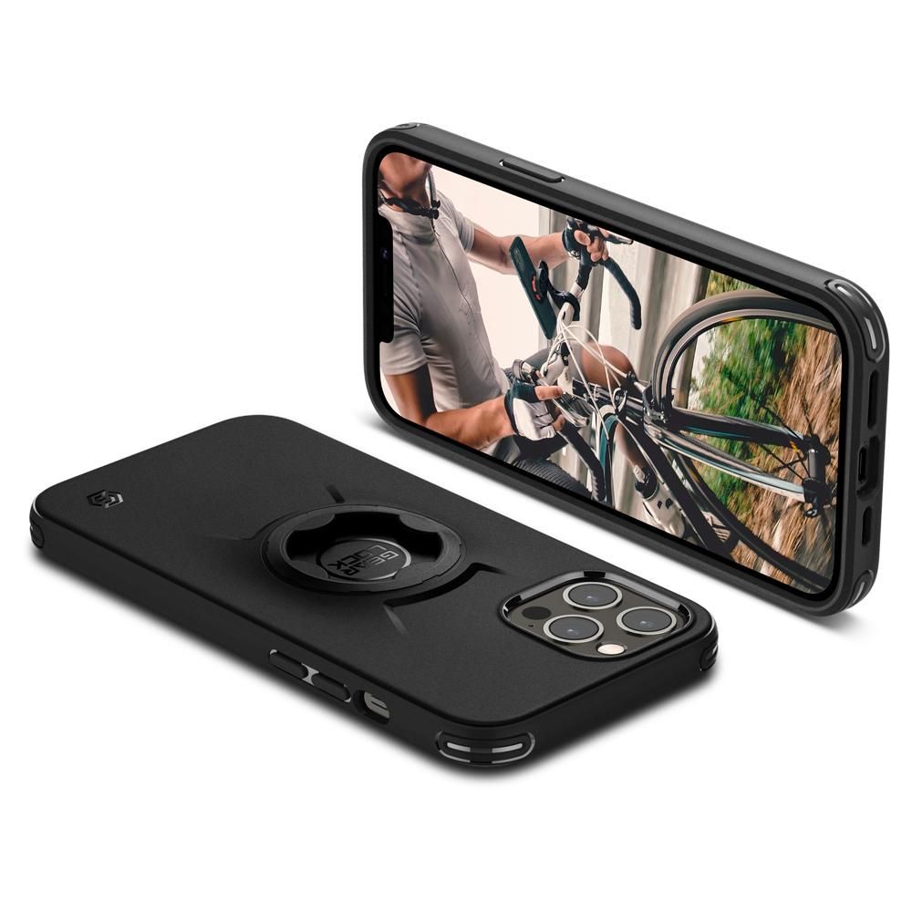 etui Spigen Gearlock Gcf132 Bike Mount Case czarne Apple iPhone 12 Pro (6.1 cali) / 3 etui Spigen Gearlock Gcf132 Bike Mount Case czarne Apple iPhone 12 Pro (6.1 cali) / 3