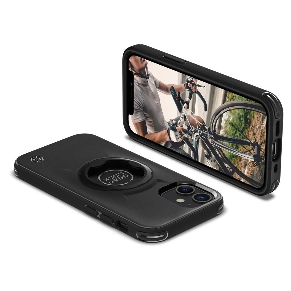etui Spigen Gearlock Gcf133 Bike Mount Case czarne Apple iPhone 12 Mini / 3